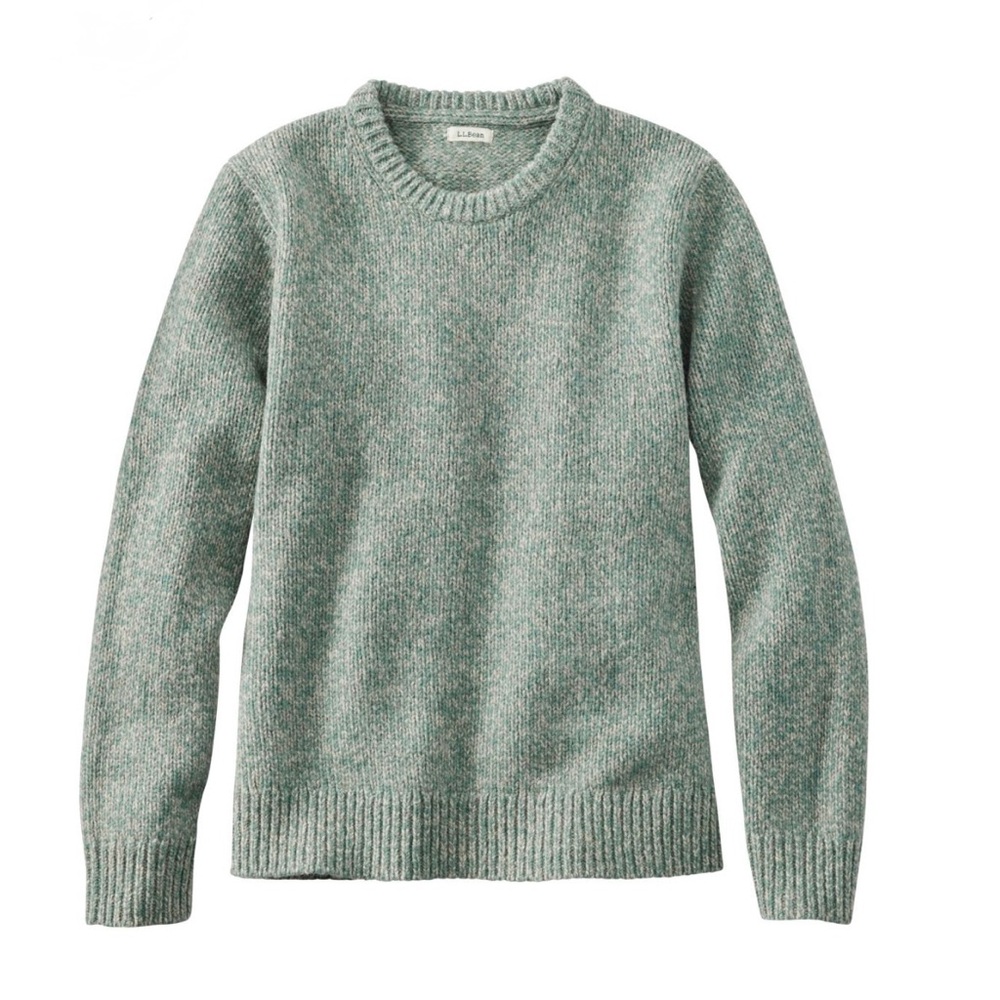 Women's Bean's Classic Ragg Wool Sweater, Crewneck
Color Soft Spruce
Size XL